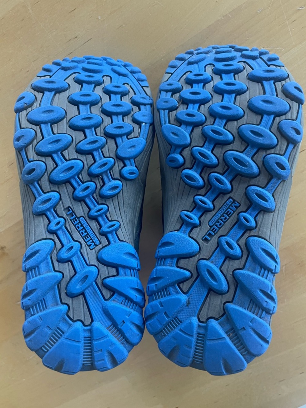 Merrell Chameleon Hiking Boots Trail Shoes Waterproof Kids Size 13.5 - Picture 8 of 11